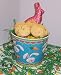 Gourmet Food : Scott's Cakes 1 lb. Almond Macaroon Cookies in a Blue Bunny Pail with Jelly Beans and Milk Chocolate Bunny