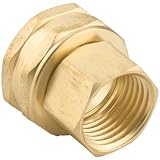 Gilmour 1 2 Inch Brass Double Female Swivel Hose Connector 5FP