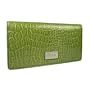 Kenneth Cole Reaction Womens Moc Croc Slim Clutch Wallet (KC-112513-Green)
