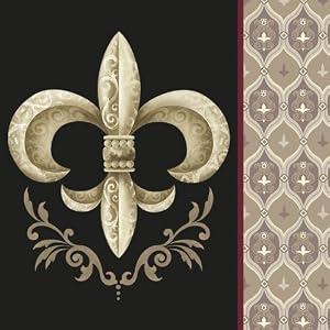 Cocktail Napkin, Fleur De Lis