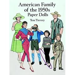 American Family of the 1950s Paper Dolls