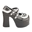 Demonia Shoes Women's CHARADE-23 4 1/2" Mary Jane Available in 3 Colors
