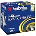 Verbatim 43246 DVD+RW, 4.7GB, 4x, 10 Pack, Individually Cased