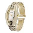 Geneva Platinum Ladies Filigree Cuff Watch