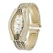 Geneva Platinum Ladies Filigree Cuff Watch
