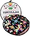 TWO SIDED! Tortilla Warmer, Size 11â€ Insulated and Microwaveable, Fabric Pouch Keeps Them Warm for up to One Hour! Perfect Holder for Corn & Flour For All Occasions! By ENdeas
