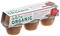 Santa Cruz Organic Apple Cinnamon Sauce, 6-Pack, 4-Ounce Cups (Pack of 4)