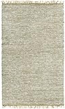 UPC 692789803219 product image for Matador Leather and Hemp Rug, 4 by 6-Feet, White | upcitemdb.com