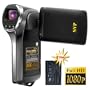 SVP T500-Bk FULL HD 1440x1080p Digital Camcorder + Camera with 2.5" LCD, 20x Zoom, Leather Body, HDTV Output (2 Lithium batteries Included)