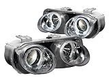 Anzo USA 121006 Acura Integra Projector with Halo Chrome Headlight Assembly - (Sold in Pairs)