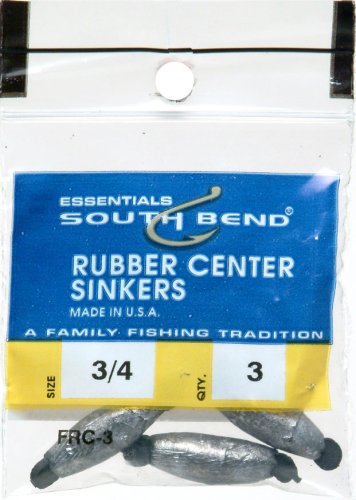 South Bend Rubber Center Sinker (3 4 oz.)