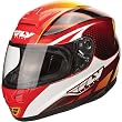 Fly Racing Paradigm Classic Adult On-Road Motorcycle Helmet - Red/Yellow
