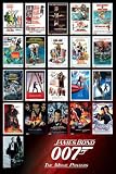 James Bond (Movie Collage) Movie Poster Print - 24 X 36