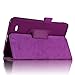 Infiland Folio PU Leather Case Smart Fit Cover For 7inch LG G PAD 7.0 V400 / LTE V410 / VK410 / UK410 Tablet Only (7inch LG G PAD 7.0 V400,Purple)