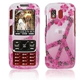 Premium - Samsung Rant M540 Protex Flower Peace TransparentDesign Protectiv ....