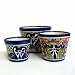 3 Piece Talavera Planter Pot Set, Assorted Colors