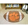 Fanmats Clemson Tigers Football-Shaped Mats Fanmats Clemson Tigers Football-Shaped Mats