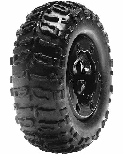 Micro Rock Claws, Mounted, Black Chrome (4)