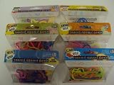 Glow in the Dark Shaped Rubber Bands Wristband 72 Pc Set Band, Sea, Zoo, Car, Dino, Farm