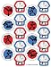 Martial Arts Party Favor Stickers - 4 Sheets