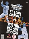 2004 MLB World Series Program Boston Red Sox vs St Louis Cardinals