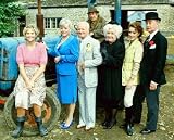 FLEUR BENNETT AS MAVIS MOULTERD, BILLY BURDEN AS MAURICE MOULTERD, JOANNE HEYWOOD AS JESSICA LOVELOCK, JOHN INMAN AS MR. WILBERFORCE CLAYBORNE HUMPHRIES, WENDY RICHARD AS MISS SHIRLEY BRAHMS, MOLLIE SUGDEN AS MRS. BETTY SLOCOMBE, FRANK THORNTON AS CAPTAIN STEPHEN PEACOCK FROM GRACE & FAVOUR - Licensed Photo - Professional Photographic Print - Picture SIZE 10x8 (25x20cm)