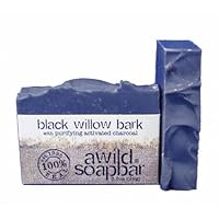 A Wild Soap Bar Organic Soap, Black Willow Bark, 3.5 Ounce