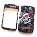 RIM Blackberry Storm 9530 Thunder 9500 Rubberized Snap-on Protector Hard Case Image Cover "Skull 'N Roses" Design