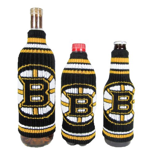 NHL Hockey Krazy Kover Drink Beverage Bottle Stretchable Knit Holder Koozie - Choose Team!