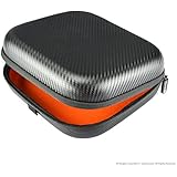 Geekria Headphones Case for ATH-M50, M50x, ANC29, ESW9, ESW10, ES88, WS77, Creative Aurvana Live 2, SONY MDR-XB920, MDR-XB900, NWZ-WH303, WH505, MDR10RBT, AKG, Onkyo ES-CTI300 (Black PU)