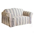 Striped Slipcover Collection - Indigo