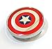 BENZEE 4pcs W254 60mm Car Emblem Badge Sticker Wheel Hub Caps Centre Cover Shield Captain America Steve Rogers