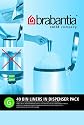 Brabantia Smartfix Bin Liners, Size G, 30 Litre, 40 Bag Dispenser Pack