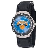 NBA Men's BDV-NY Agent Series New York Knicks Velcro Watch