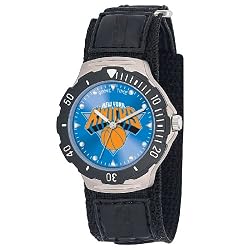 NBA Men's NBA-AGV-NY Agent Series New York Knicks Velcro Watch