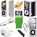 MaryCom 10 Teiliges Mega Zubeh�r Set f�r Apple IPod Nano5 / 5g ( 220V Ladeger�t, KFZ Ladeger�t, Transparentes Crystal Case, Trageband , Weises Silikon Case, Transparentes TPU Case, Schutztsocke, Reinigungstuch, Displayschutz Folie, Connector Schutzkappe) / MP N5