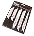 Tools & Hardware : MK Morse RBP01 5 Piece Assortment Bi-Metal Reciprocating Blade Set In Pouch