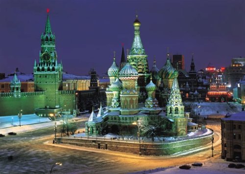 Cover image : Red Square Moscow Fluorescent Print Jigsaw Puzzle 1000pc