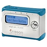 Oregon Scientific MP100/BU128C 128 MB Pendant MP3 Player Blue
