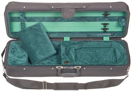 BobelockFeatherlite 1003 Oblong Black/Green 4/4 Violin Case