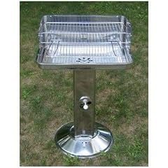 Grill Edelstahl S�ulengrill Standgrill Rechteckig #969