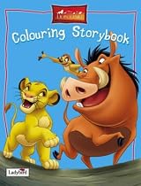 The Lion King Colouring Storybook: Colour and Draw