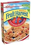 Kelloggs Fruit Harvest Cereal, Strawberry Blueberry, 12.2-Ounce Boxes (Pack of 4)