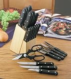 21 Pc Cutlery and Wood Block