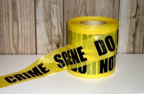 Yellow Crime Scene Tape 1000 Ft (Pack of 1), Model: , Tools & Outdoor Store
