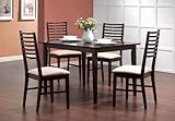 5-Piece Dining Set in Merlot - Coaster