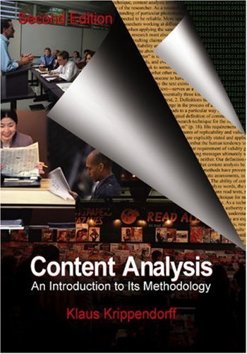 content analysis an introduction to its methodology