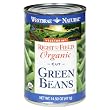 Westbrae Natural Vegetarian Organic Cut Green Beans, 14.5 Ounce Cans (Pack of 12)