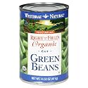 Westbrae Natural Vegetarian Organic Cut Green Beans, 14.5 Ounce Cans (Pack of 12)