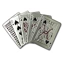 Royal Flush 5 Card Pewter Belt Buckle